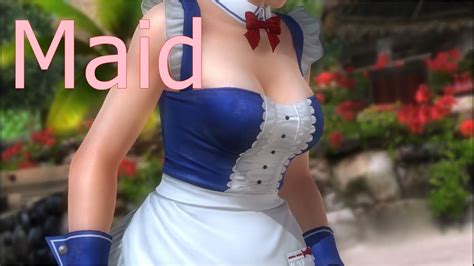 Dead Or Alive 5 Last Round Tina Maid Costumes Private Paradise All