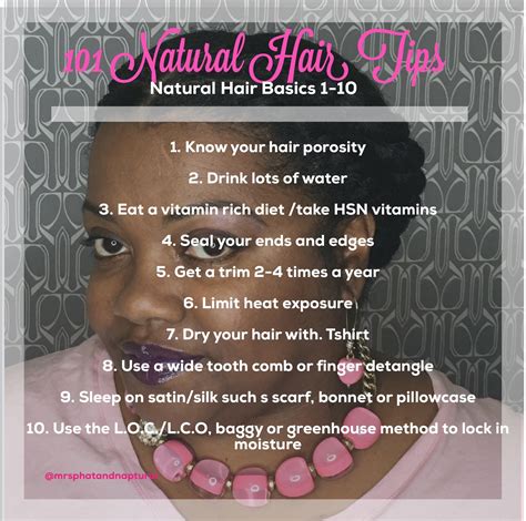 Natural Hair Tips Natural Hair Care Basics Mrsphatandnaptural