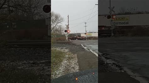 Norfolk Southern Train And 1st Snowfall Youtube