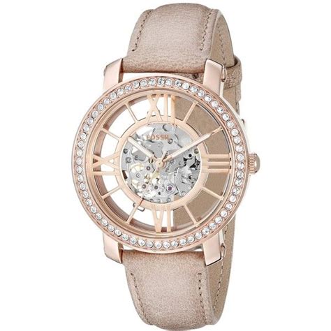 Fossil Women S Me Curiosity Automatic Self Wind Leather Watch