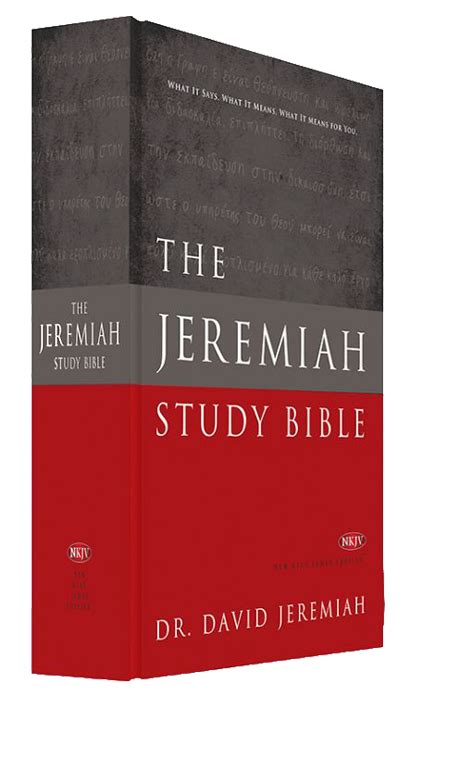 Jeremiah Study Bible Nkjv Hardback