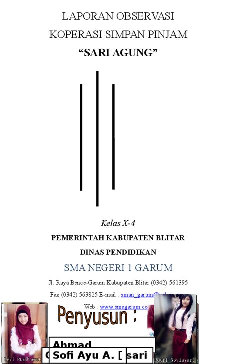Check spelling or type a new query. Contoh Laporan Koperasi Simpan Pinjam - Seputar Laporan