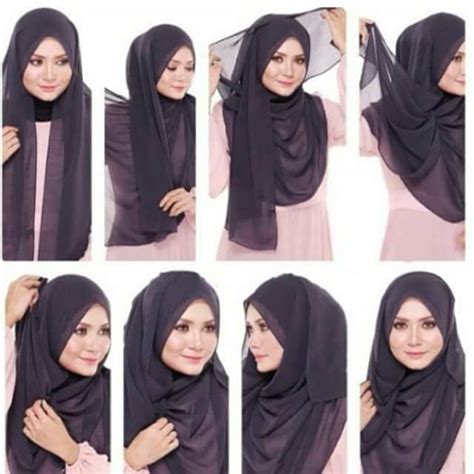 Hijab tutorial 22 (safa sateen edge) cara pakai tudung bawal seperti shawl muslimah gaya izreen azminda by ima sahaja. 10 Cara Mudah Pakai Shawl Tutup Dada- Tutorial Shawl ...