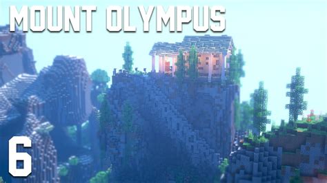 Minecraft Mount Olympus Build Finishing Temple Youtube