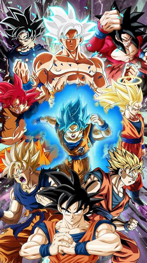 All Stages Of Super Saiyan For Goku Goku Dragon Ball Como Desenhar