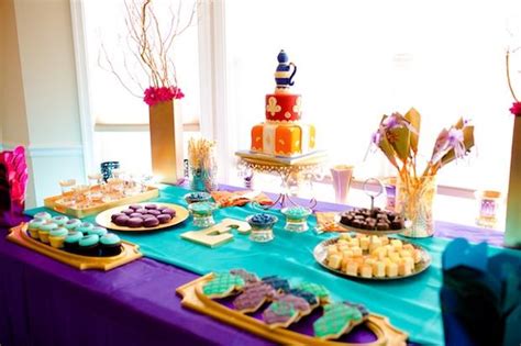 Let the kids participate in some swimming competitions, and purchase some faux medals that you can give out to everyone. Moroccan Baby Shower Theme Ideas! Colorful decorations and ...