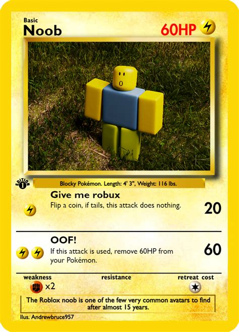 Noob Pokemon Card By Andrewbruce957 On Deviantart