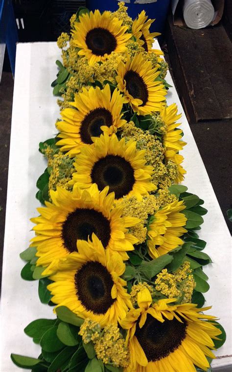 Sunflower Garland Custom Garlands From Pacific Coast Evergreen