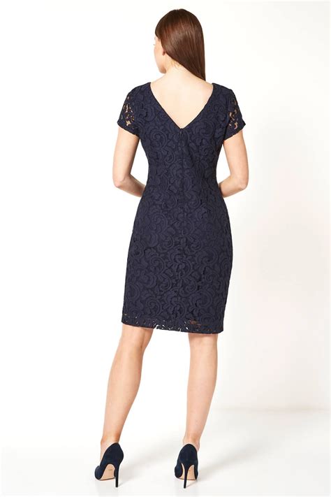 Buy Roman Navy Lace Fitted Dress From The Next Uk Online Shop