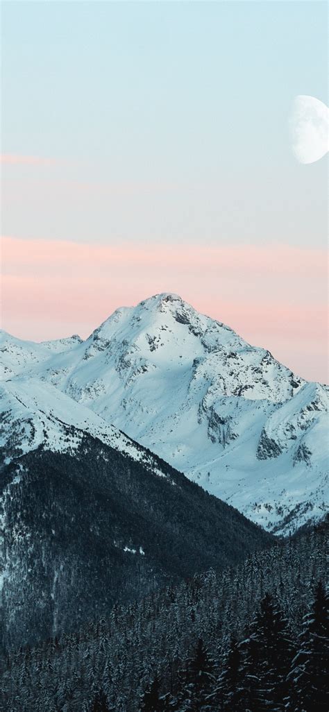 1125x2436 Cold Daylight Mountains Landscape 4k Iphone Xsiphone 10
