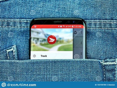 Sign up for free to start earning rewards for the things you whether you're shopping, using apps or playing for prizes, samsung rewards you. Canada Post Mobile App On Samsung S8 Editorial Image ...