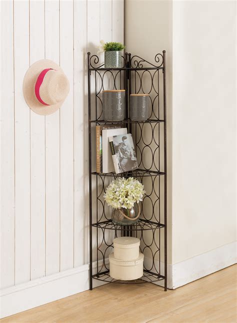 Landfield Metal 5 Tier Corner Rack 2kfurniture