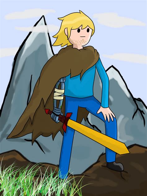 Adult Finn The Human Adventure Time With Finn And Jake Fan Art