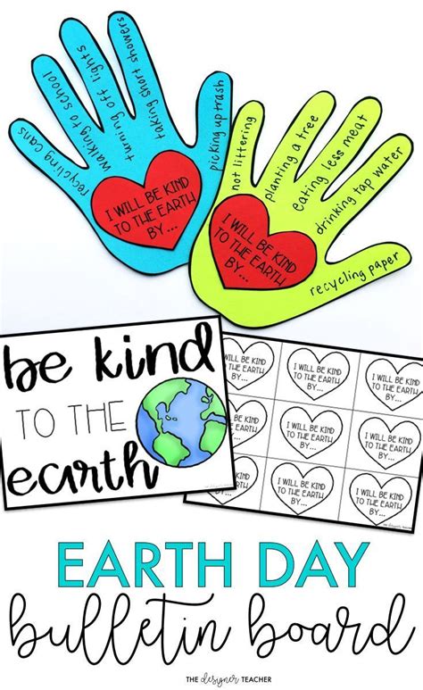Create A Cute Earth Day Bulletin Board While Encouraging Students To