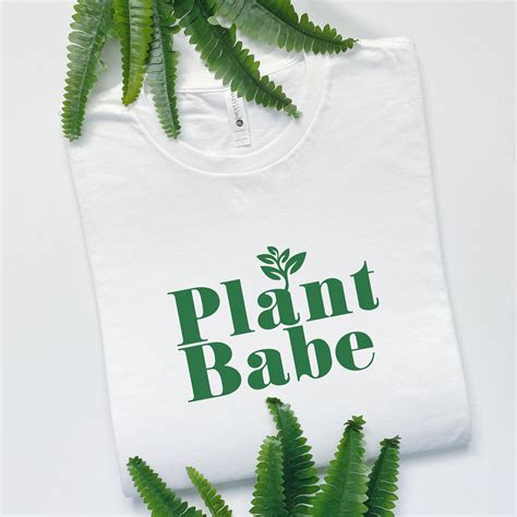 Plant Babe Women T Shirtcute Artistic Classic Graphic T Etsy In 2021