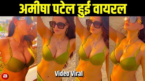 Ameesha Patel Flaunts Her Curves In Hot Bikini Gone Viral Netizens