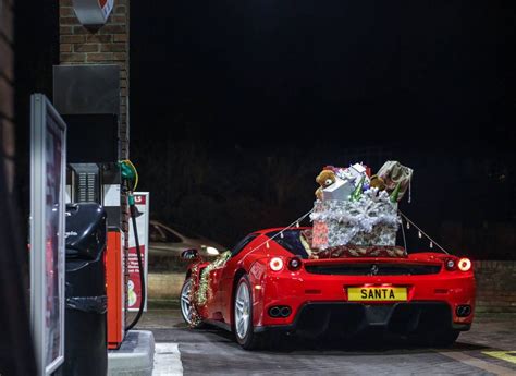 Video Meet Santas Ferrari Enzo Sleigh Gtspirit