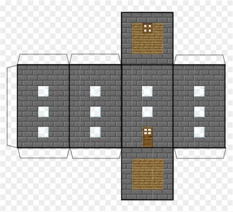 Minecraft Villager House Papercraft