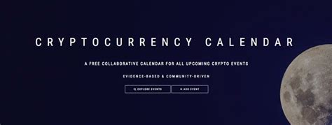 Browse the latest and upcoming cryptocurrency events. A free collaborative calendar for all upcoming crypto ...