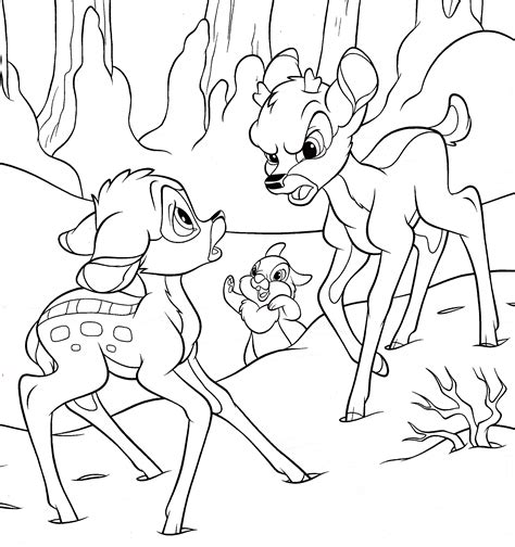 Get your free printable bambi coloring pages at allkidsnetwork.com. Free Printable Bambi Coloring Pages For Kids
