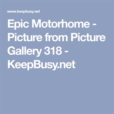 Epic Motorhome Picture From Picture Gallery 318