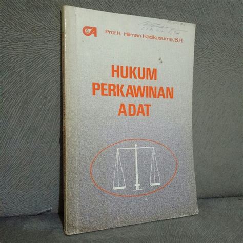 Jual Buku Original Hukum Perkawinan Adat Oleh Hilman Hadikusuma Sh