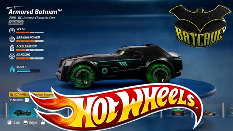 Hot Wheels Unleashed Armored Batman Car In The Batcave Youtube