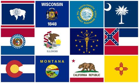 From First To Worst Ranking Every Us States Flag National