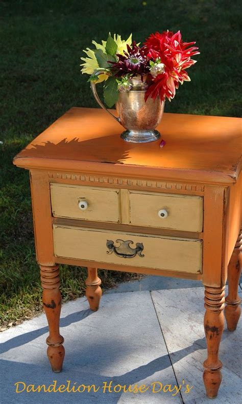Annie Sloan Chalk Paint Hand Painted Bedside Table Painted Bedside