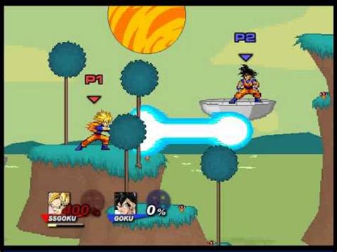 You can play dragon ball z devolution in your browser for free. Super Smash Flash 2 Character Moves Goku - YouTube