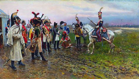 Napoleon Decorates General Tadeusza Tyszkiewicza At The Battle Of Smolensk By Wojciech