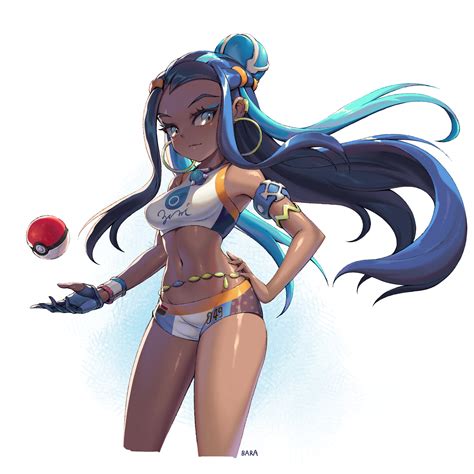 Artstation Pokémon Sword·shield Nessa Fan Art