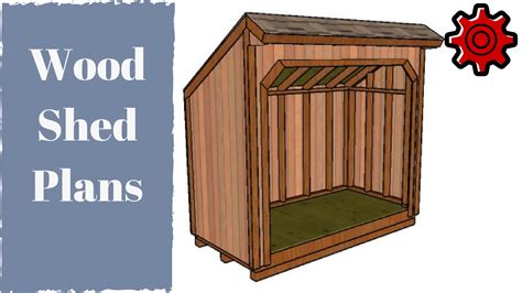 4x8 Firewood Shed Plans Youtube