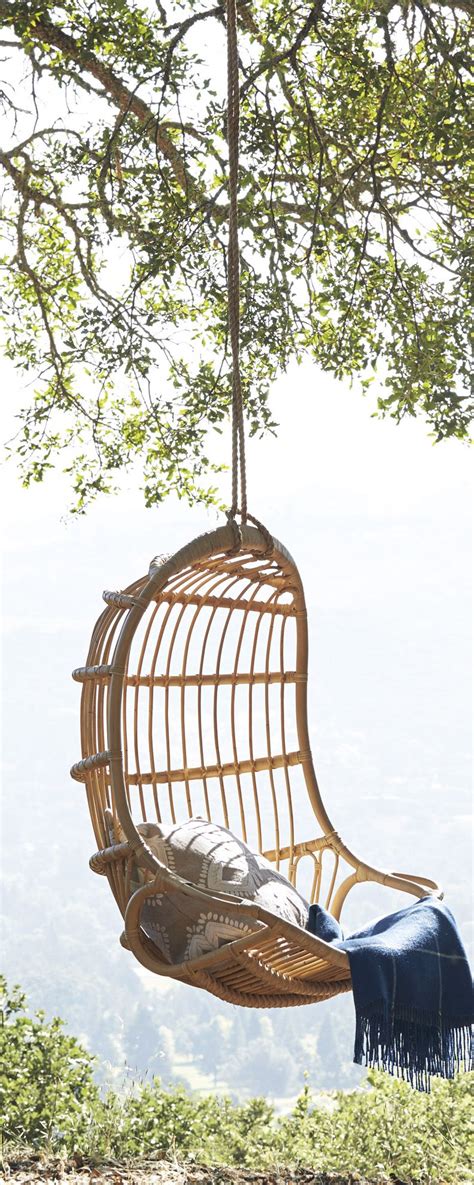 Hanging Rattan Chair Outdoor Oasis Outdoor Rooms Outdoor Living