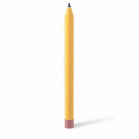 Pencil Edit Write 3d Illustration Download On Iconfinder