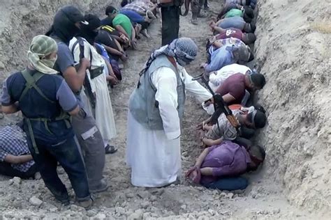 Desperate Isis Massacre 100 Civilians While Fleeing Coalition Troops Then Taunt Their Families