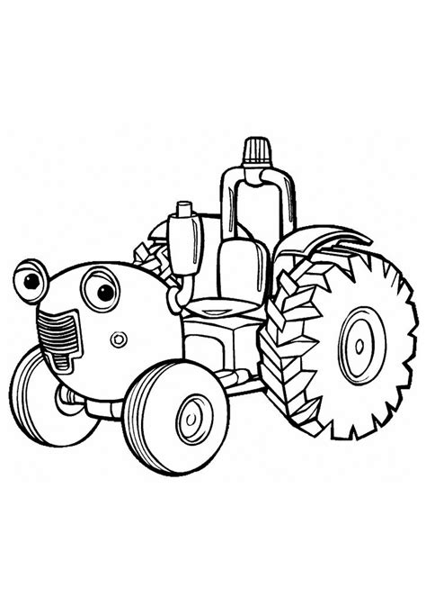 Kolorowanki Do Druku Dla Ch Opc W Traktory Kolorowanki Traktor