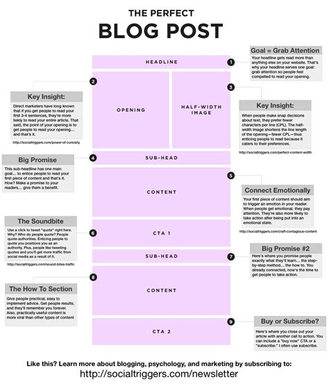 Essential Elements Of The Perfect Blog Post Infographic