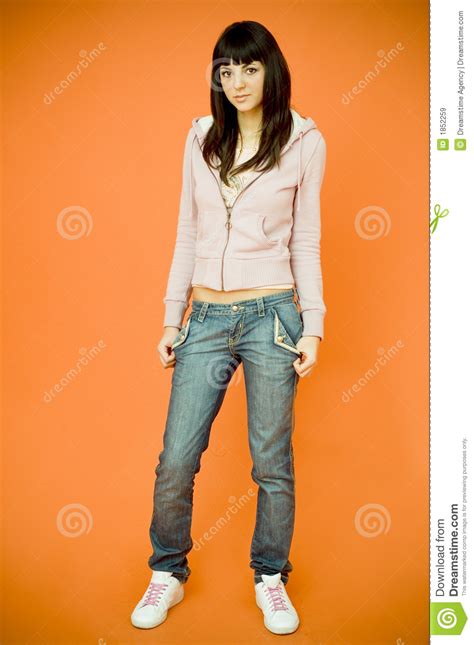 Casual Teen Girl Stock Image Image Of Concept Cool Forthright 1852259