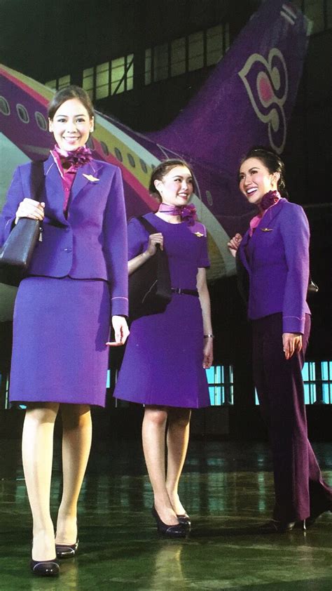 Thai Airways Cabin Crew Uniforms Flight Attendant Flight Attendant Uniform Airline Cabin Crew