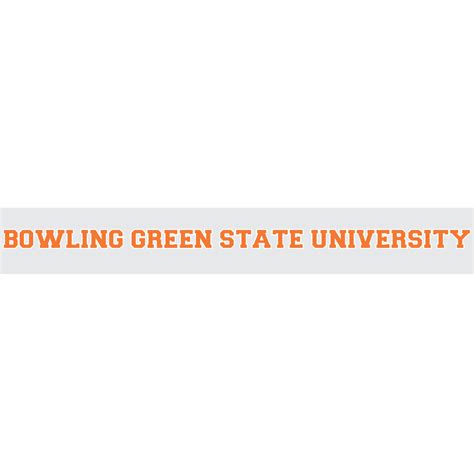 Bowling Green State University Static Decal Falcon Outfitters Bgsu
