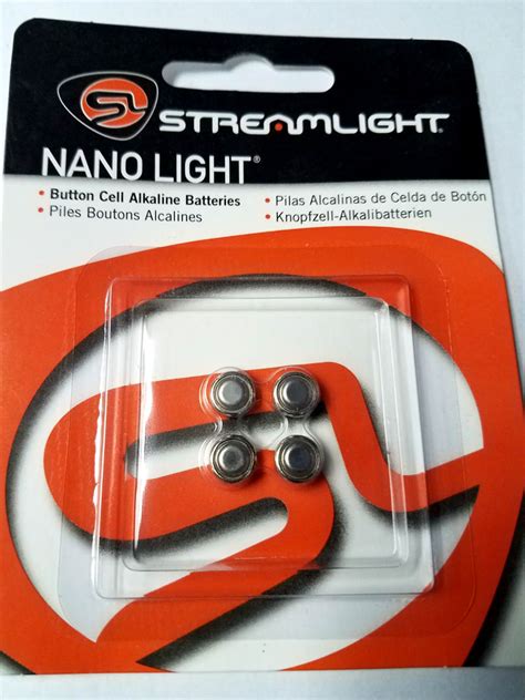 Streamlight Nano Light 4 Pack Batteries