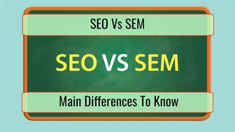 Seo Vs Sem A Look At The Main Differences Esbo Seo
