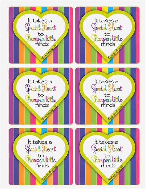 Teacher Appreciation T Tags With Free Printables For Teachers And My Xxx Hot Girl