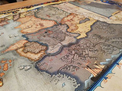 The World Of The Witcher Map The Northern Kingdoms High Etsy