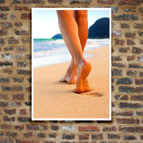 Barefoot On The Beach Photographic Poster Just Posters