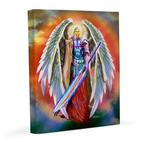 Angel Michael 20x24 Canvas Print By Sevenangels Cafepress Canvas
