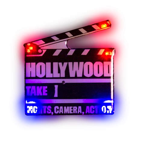 Led Hollywood Clapboard Blinky 12 Pack