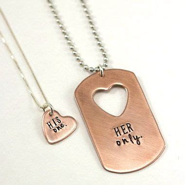 Doesn't it feel amazing to receive a text in the middle of the day from your boyfriend, telling you that he loves and misses you? his one, her only set | Boyfriend girlfriend necklaces ...