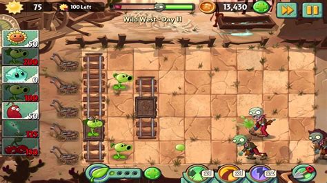 Plants Vs Zombies 2 Wild West Day 11 Walkthrough Youtube